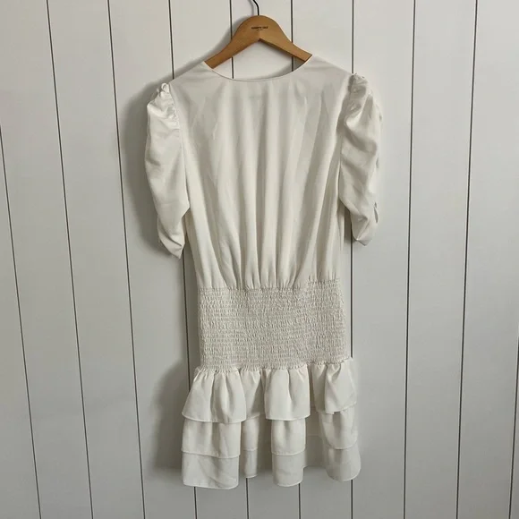 Amanda Uprichard Tabby Mini Dress in Ivory - Picture 5 of 5